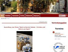 Tablet Screenshot of friedrich-wilhelm-gymnasium.de